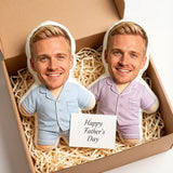 Soft plush photo cushion with filling included