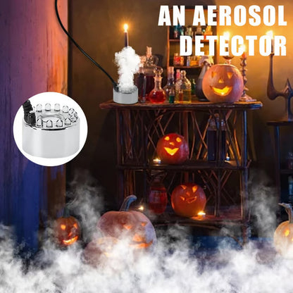 Ultrasonic mist maker fogger with stainless steel casing and colorful LED lights