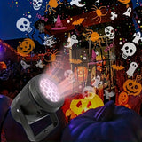 Winter wonderland projector lamp for a nightstand