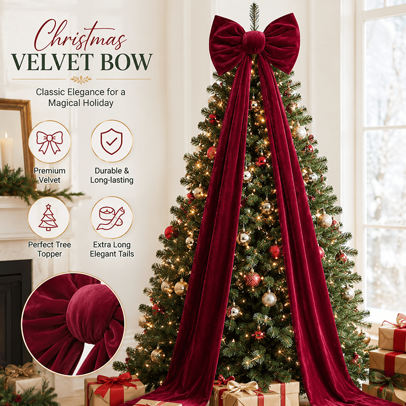 Large Red Bow, 86.6 in with Extra Long Tassel Ribbon