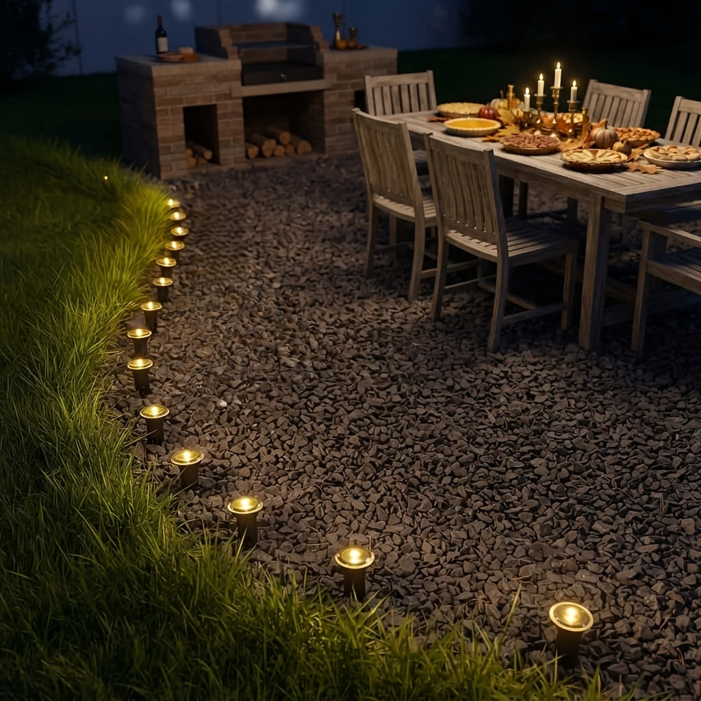 Solar Halloween Garden String Lights - Outdoor Spike Lights