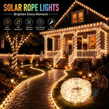 Multi-color mode on the solar powered LED light strand