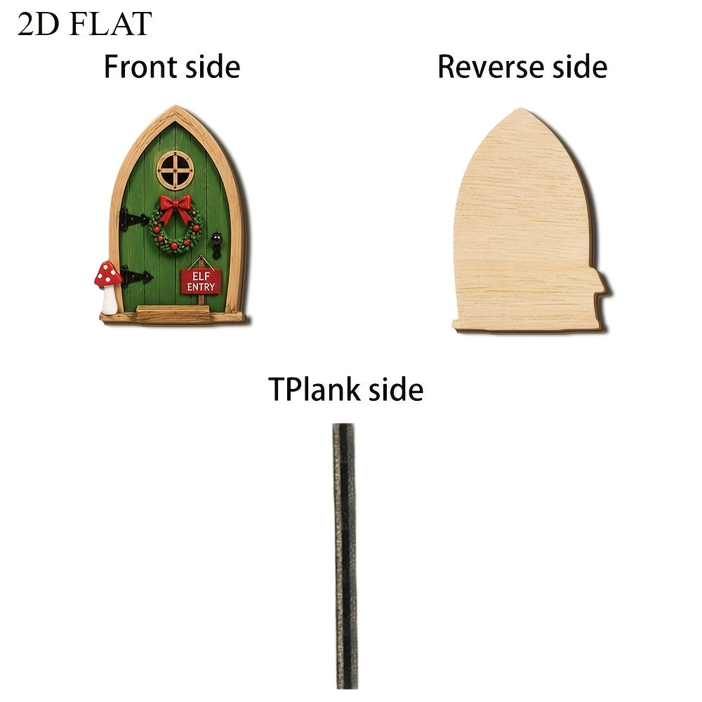Second red design option for the elf baseboard door