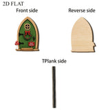 Second red design option for the elf baseboard door