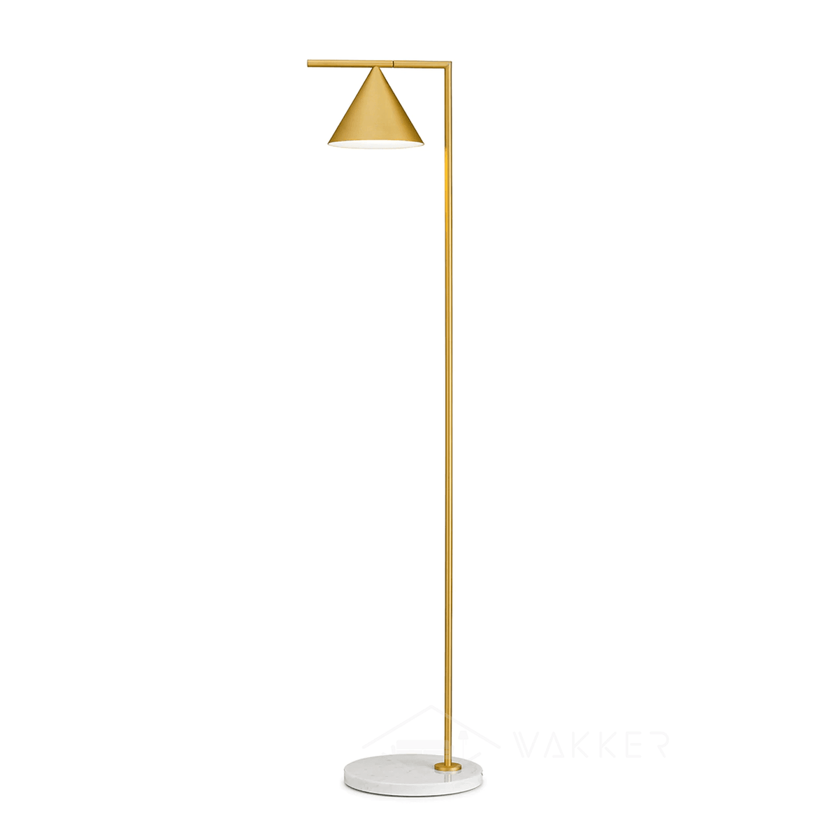 Captain Flint floor lamp marble base veining close-up