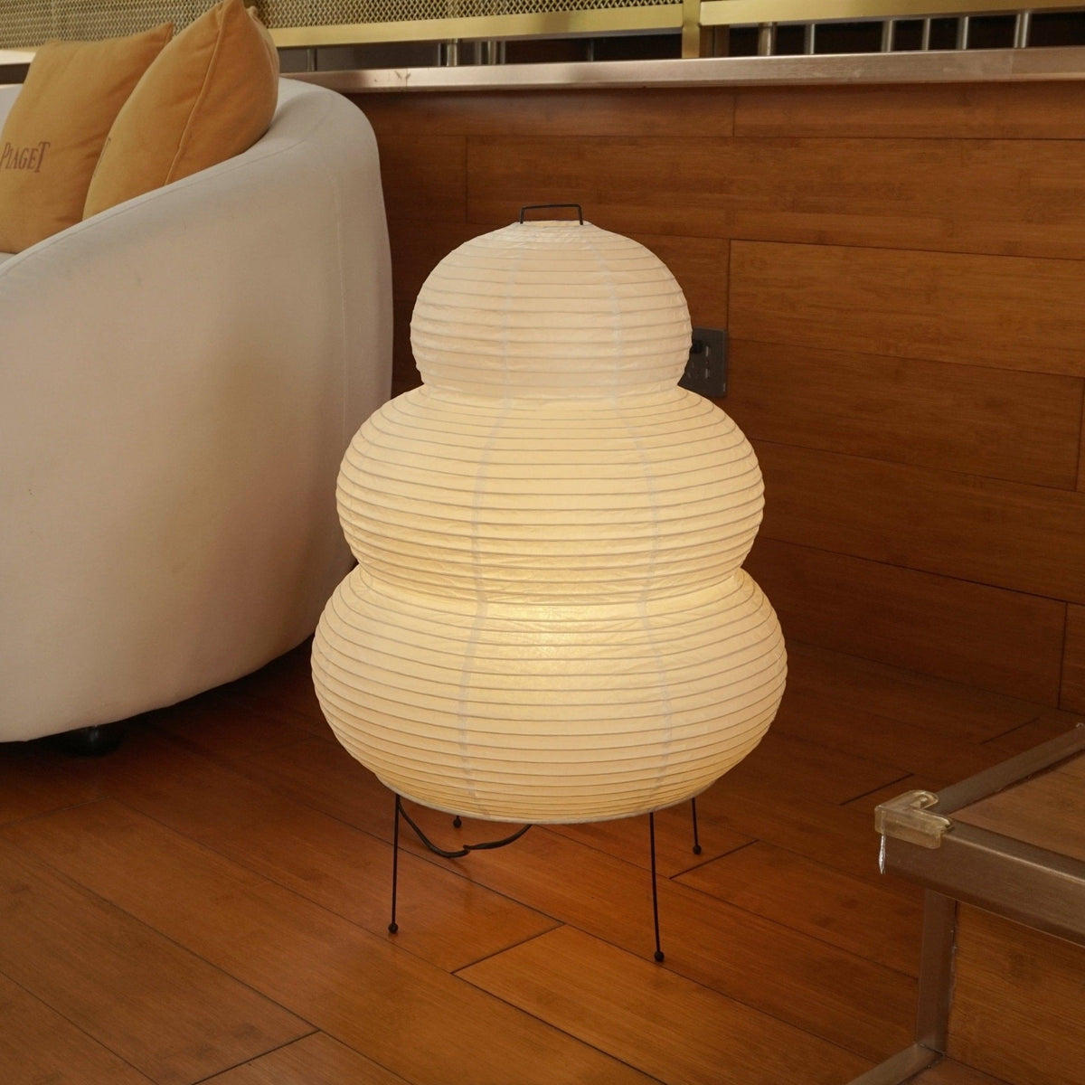 Kumo Lamps for Table, Japanese Lantern Table Lamps, White, 9 Sizes, Living Room & Bedside