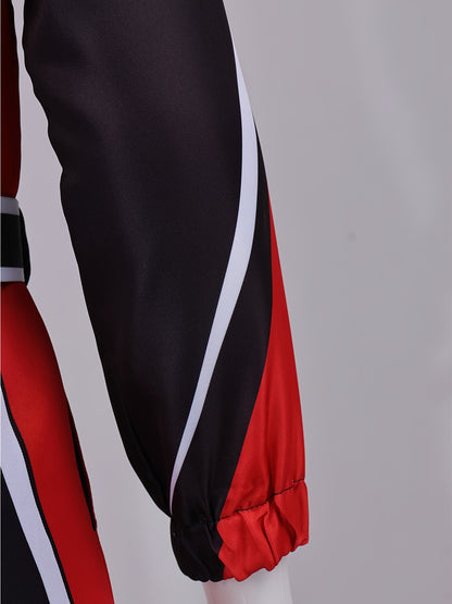 Halloween Race Car Driver Costume, Men's Racing Suit Jumpsuit with Belt, S to XXL