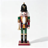 Christmas Nutcracker Decoration, Resin, Red and Green, 4 Designs