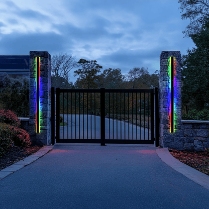 Haylen RGB – Outdoor Linear LED Wall Light, Color Changing, IP65 Waterproof