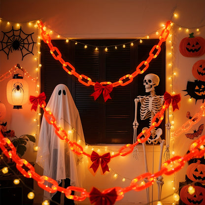Halloween Solar LED Chain String Lights - Outdoor Décor