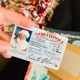 Pretend Santa Claus license for Christmas storytelling