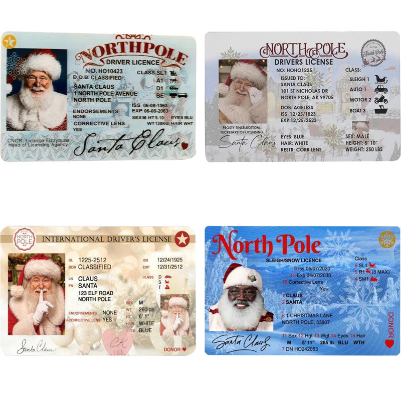 Christmas Eve surprise: a license for Santa's sleigh