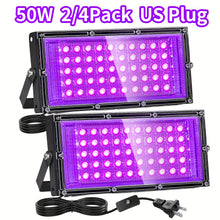 UV Black Light Flood Light - Halloween Glow Party Lighting