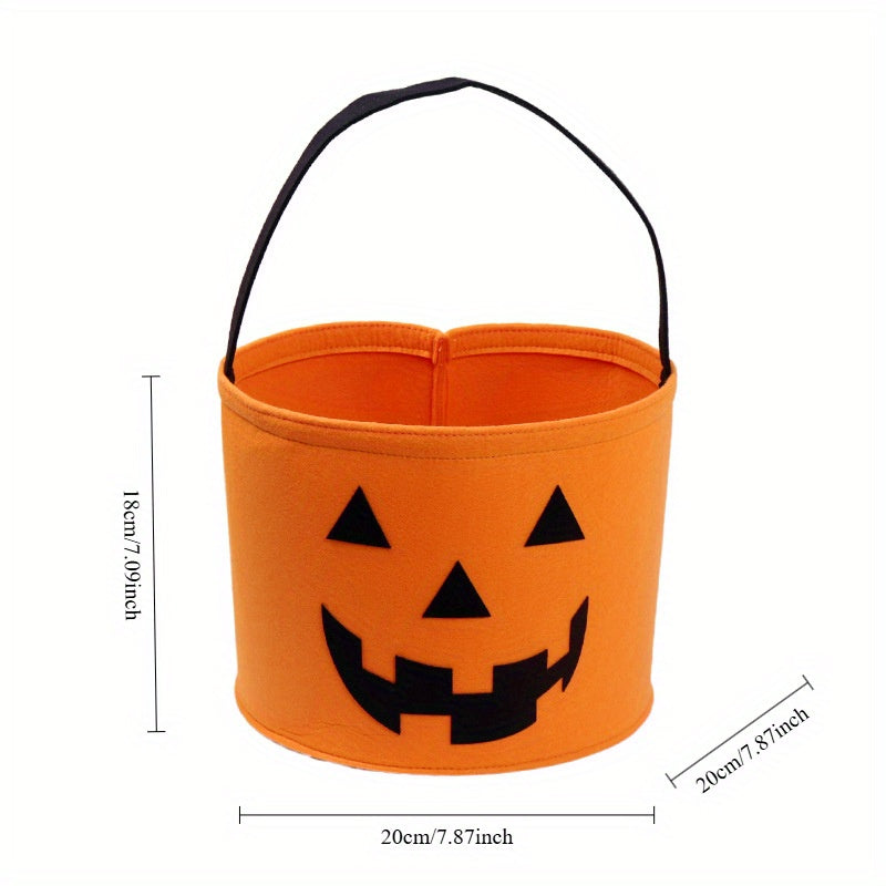 Felt Halloween candy bucket, product photo 6