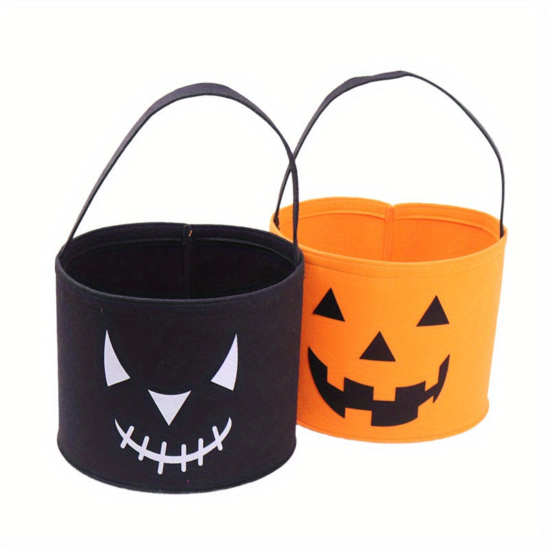 Felt Halloween candy bucket, product photo 3