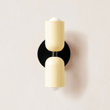Tavo Double Wall Sconce, Double Wall Lamp with Colored Canopy, 4.7 x 7.9 in, 16 Color Options