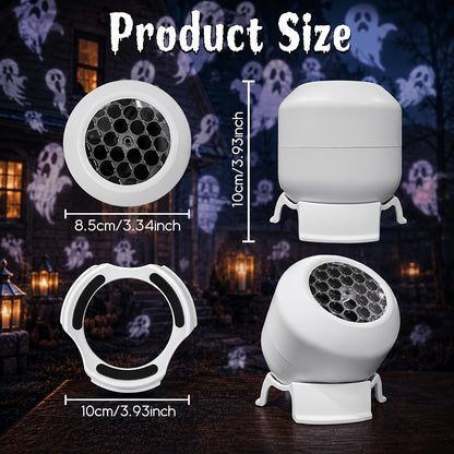 Halloween Ghost Projector Light - LED Spooky Wall Projector
