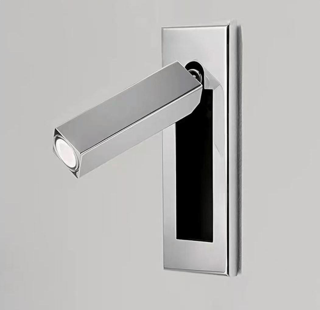 Sorin Bedside Reading Lights Wall Mounted, Recessed Wall Sconce, Fold-Flat, Warm 3000K, Bedroom