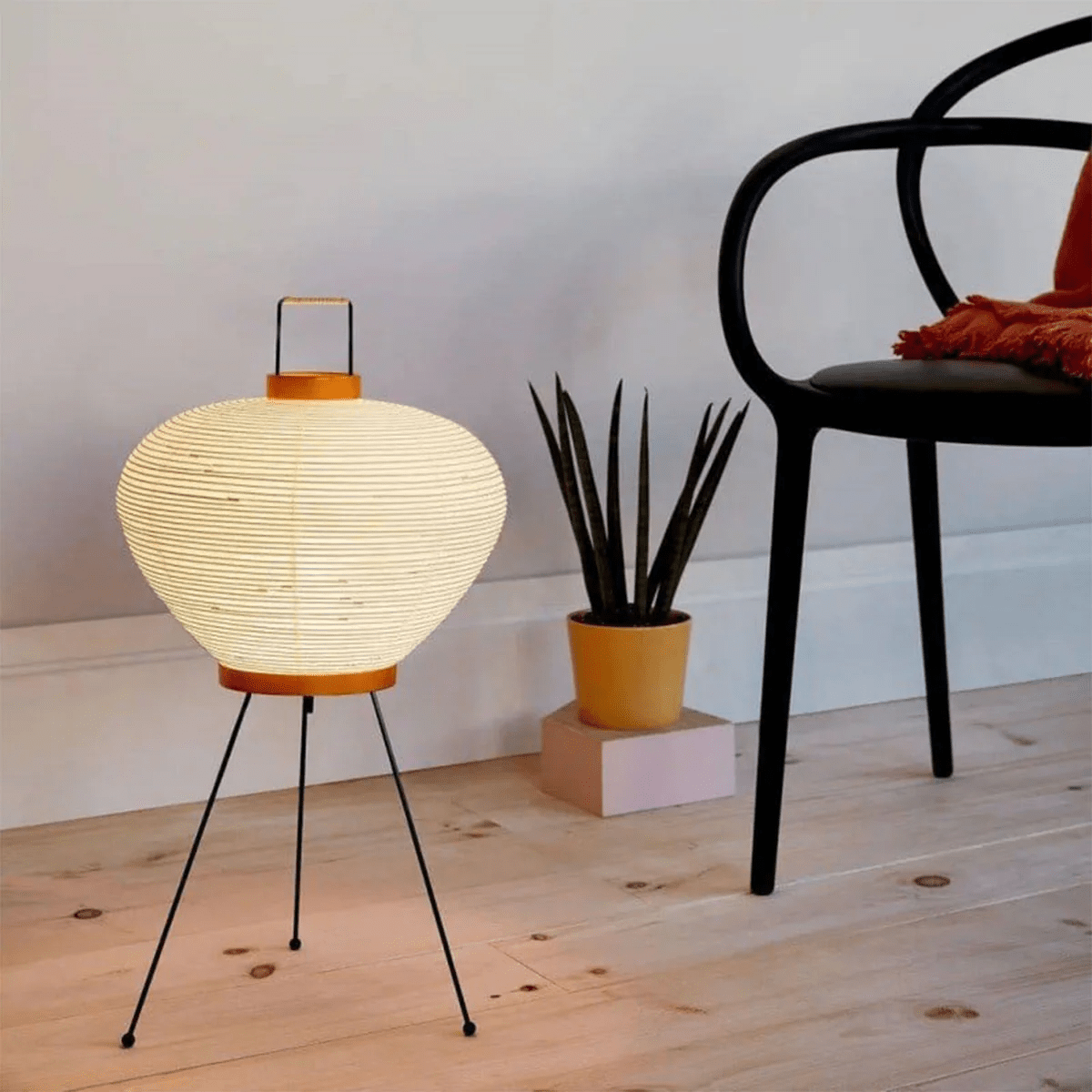 Kumo Lamps for Table, Japanese Lantern Table Lamps, White, 9 Sizes, Living Room & Bedside