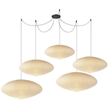 Kitchen Island Pendant Lighting Fixtures, Tomo Washi Paper Pendant, Handcrafted Shade, 3 Sizes