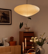 Kitchen Island Pendant Lighting Fixtures, Tomo Washi Paper Pendant, Handcrafted Shade, 3 Sizes