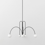 Soren Kitchen Island Pendant Light Fixture, Pendant Light Lamp, 1 or 6 Heads, 4 Colors