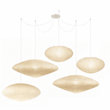 Kitchen Island Pendant Lighting Fixtures, Tomo Washi Paper Pendant, Handcrafted Shade, 3 Sizes