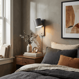 Plug In Wall Sconce, Rotatable Cylinder Wall Lamp, 4 Colors, US, UK or EU Plug, 11.8 in Tall