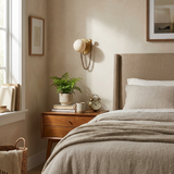 Alvar Wall Lighting Sconce, Alabaster Globe Wall Sconces with Draped Chain, Bedroom & Hallway