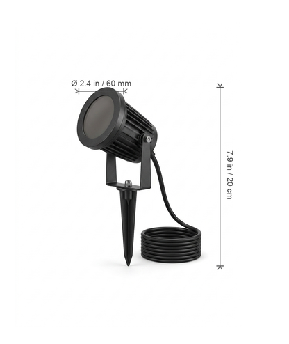 Prism RGB Spike Spotlight, Weatherproof, Color-Changing LED