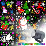 Black USB Christmas projector for indoor decor