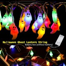 Halloween Ghost LED String Lights - Outdoor Yard & Porch Decoration