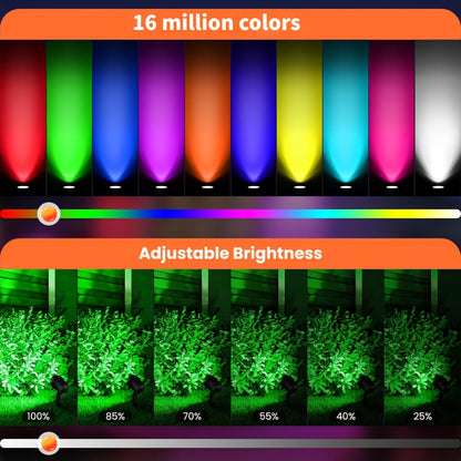 Remote control for RGB landscape spotlights