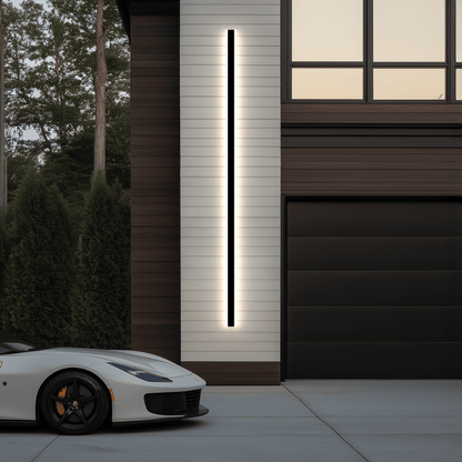 Strela Outdoor LED Wall Light – IP65 Waterproof, 3 Color Temperatures, Remote Dimming