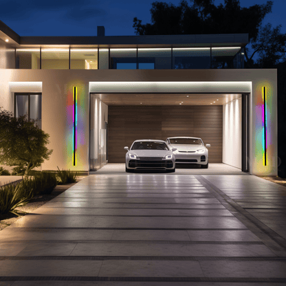Haylen RGB – Outdoor Linear LED Wall Light, Color Changing, IP65 Waterproof