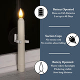 Flameless LED window candles for Christmas windows