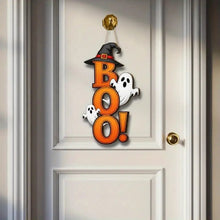 Gothic Halloween Wooden Wall Sign - Indoor & Outdoor Porch Decor