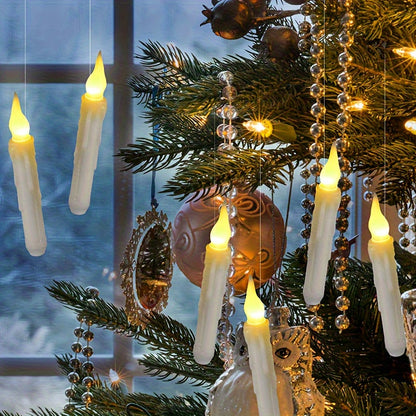 Halloween Flameless LED Floating Candles with Remote - Indoor Home Decor