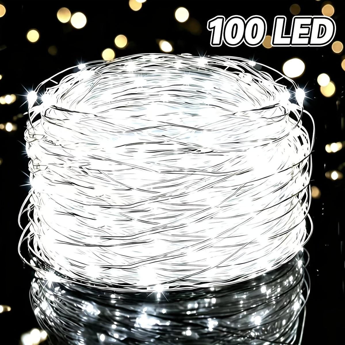 Copper Wire Fairy Lights, 8 Modes, IP65, 33 to 98 ft String Lights