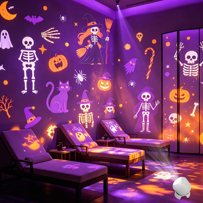 Halloween Tabletop Projection Lamp - Indoor Home Decoration Light