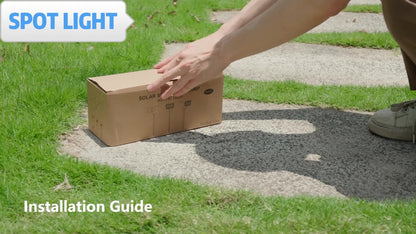Solar Landscape Spot Lights Outdoor, RGB Color-Changing, IP65 Waterproof, 700 Lumens (6-Pack)