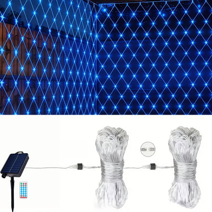 Solar net lights mounting stake detail