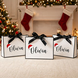 Set of three personalized Christmas gift bags