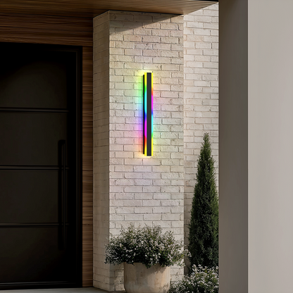 Haylen RGB – Outdoor Linear LED Wall Light, Color Changing, IP65 Waterproof