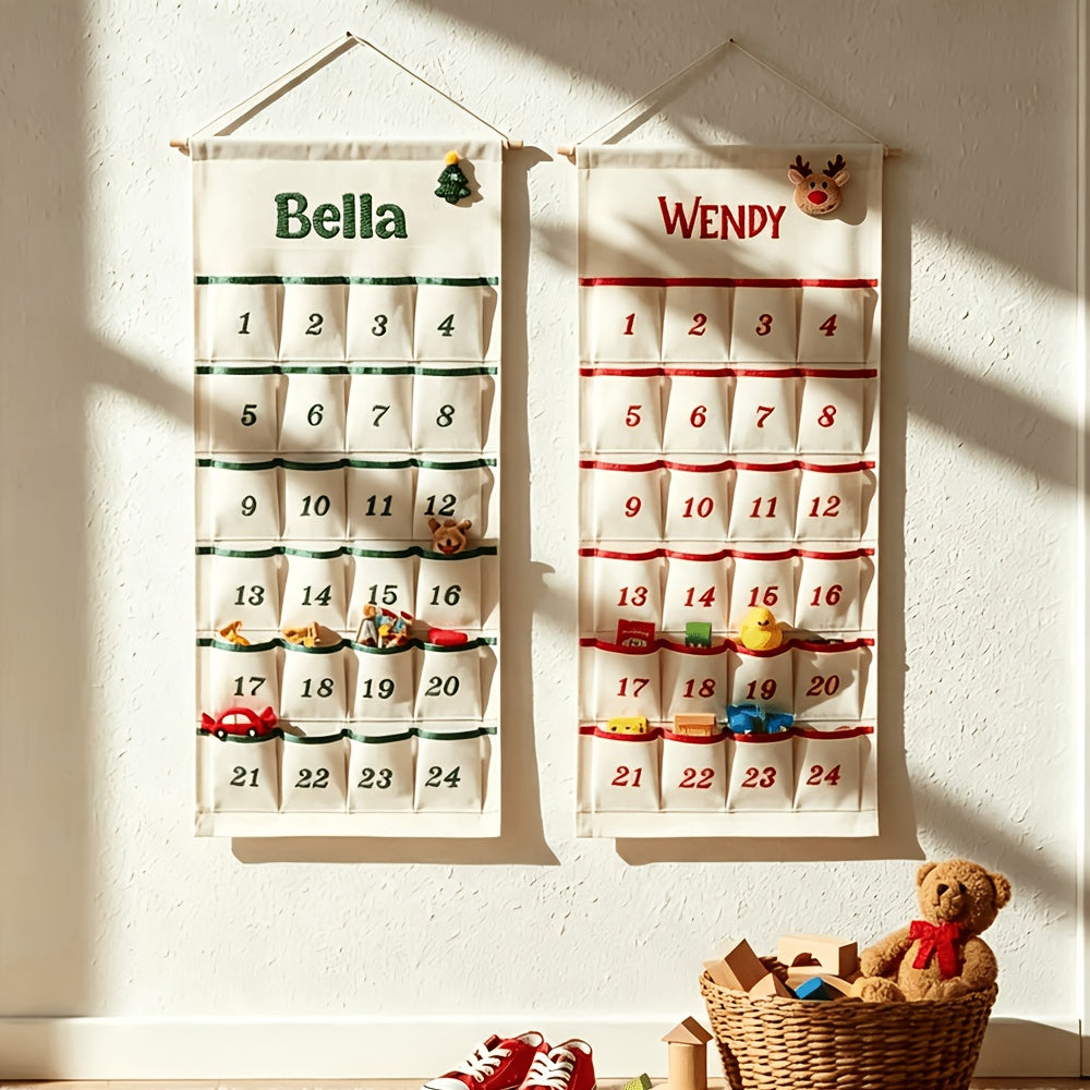 Advent calendar name detail