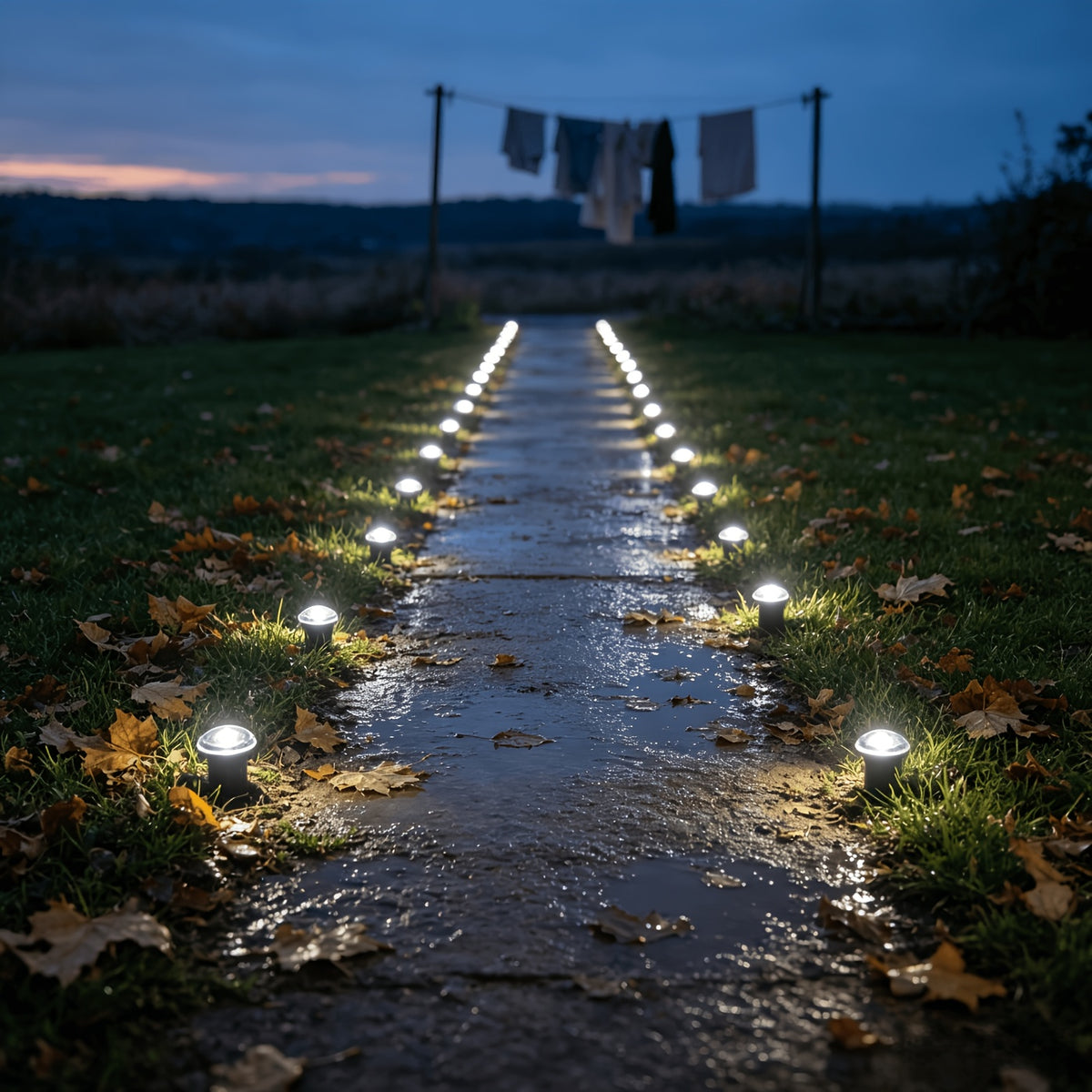 Solar Halloween Garden String Lights - Outdoor Spike Lights
