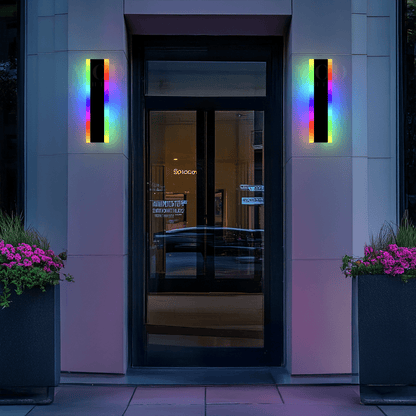 Haylen RGB – Outdoor Linear LED Wall Light, Color Changing, IP65 Waterproof