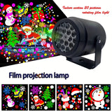 USB LED Christmas projector light in black