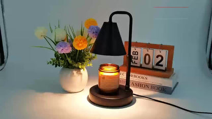 Candle Warmer Lamp, Adjustable Height, Timer & Dimmer, Auto Shut-Off