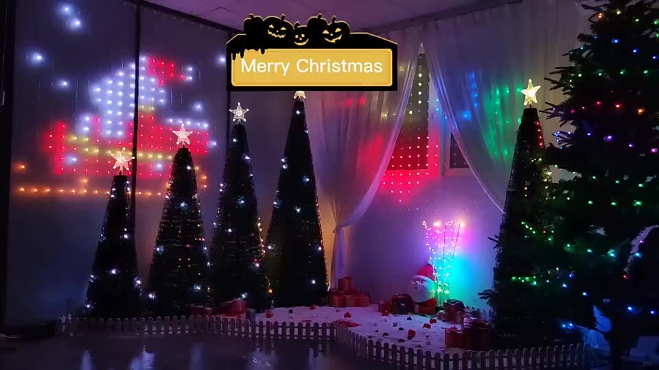 Smart Christmas lights for an indoor tree